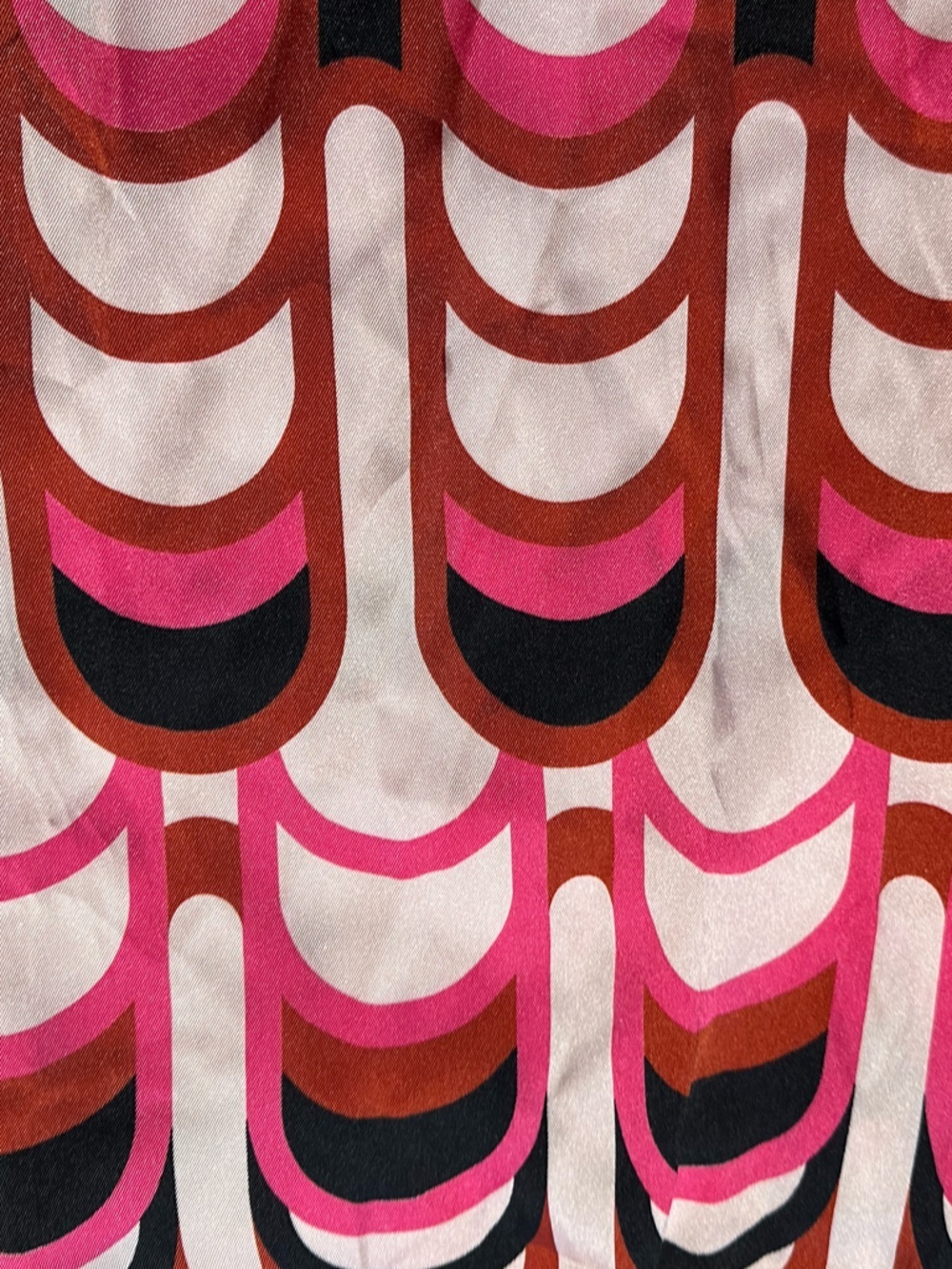 Zara geometric print elastic waist pants l - Picture 4 of 9
